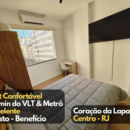 Incrível Flat, Novinho c/ ar completo Lapa RJ prox ao Rock in Rio-3
